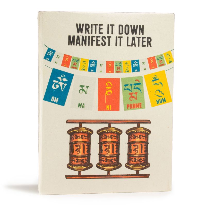 Grand Carnet Lokta Inspiration – « Write it Down » – avec Marque-page