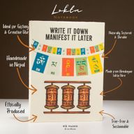 Grand Carnet Lokta Inspiration – « Write it Down » – avec Marque-page