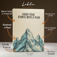 Grand Carnet Lokta Inspiration – « Every Peak » – avec Marque-page