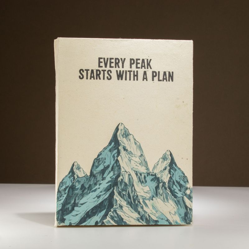 Grand Carnet Lokta Inspiration – « Every Peak » – avec Marque-page