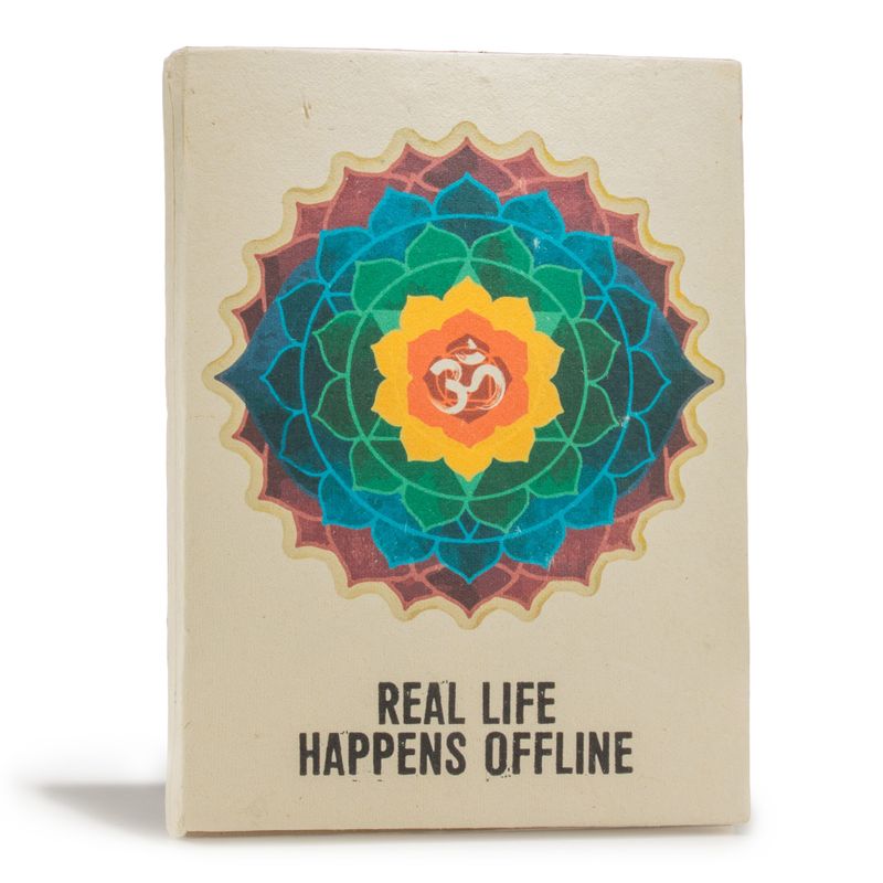 Grand Carnet Lokta Inspiration  – « Real Life » – avec Marque-page