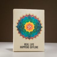 Grand Carnet Lokta Inspiration  – « Real Life » – avec Marque-page