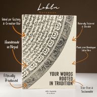 Grand Carnet Lokta Inspiration – « Your Words » – avec Marque-page