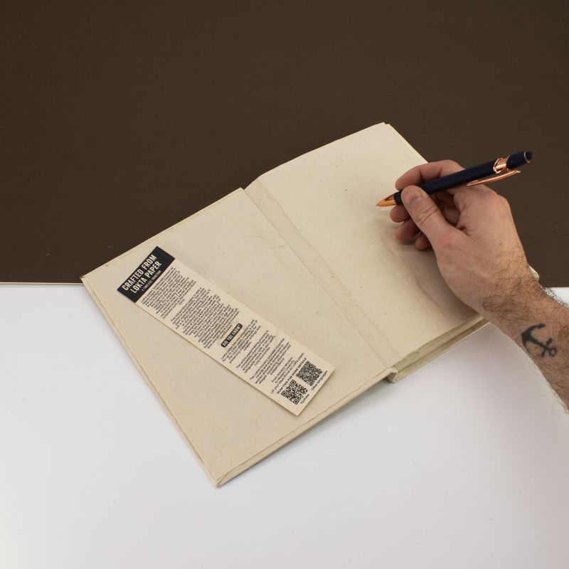 Grand Carnet Lokta Inspiration – « Your Words » – avec Marque-page