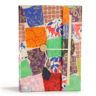 Grand Carnet Lokta Patchwork – Multicolore – avec Marque-page