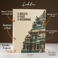 Grand Carnet Lokta Inspiration – « A Breath » – avec Marque-page