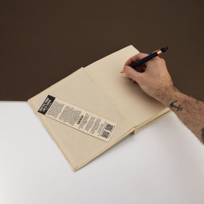 Grand Carnet Lokta Inspiration – « A Breath » – avec Marque-page