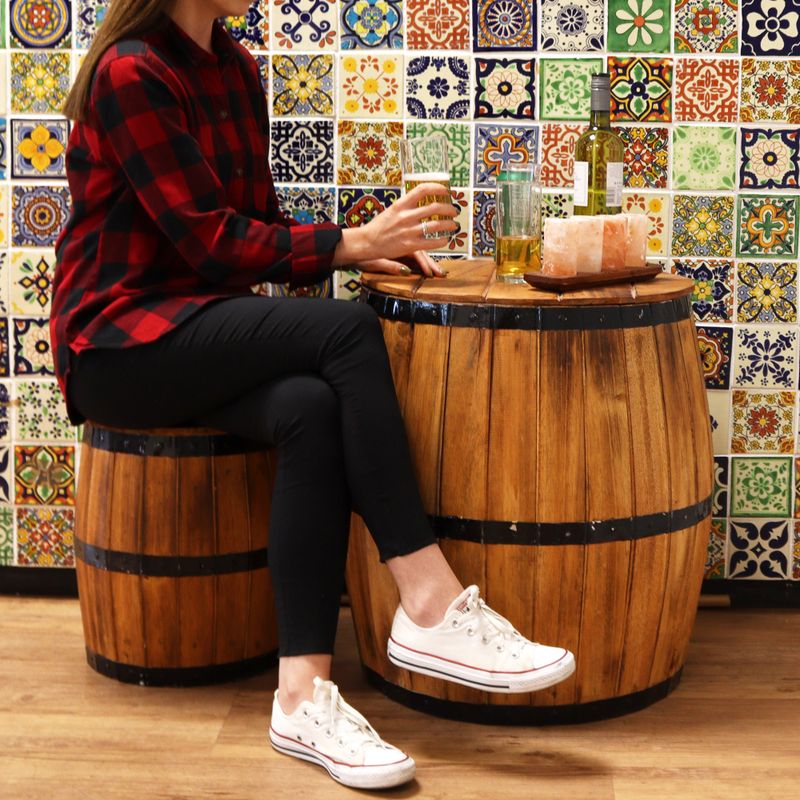 Table Baril de Bière - Naturel