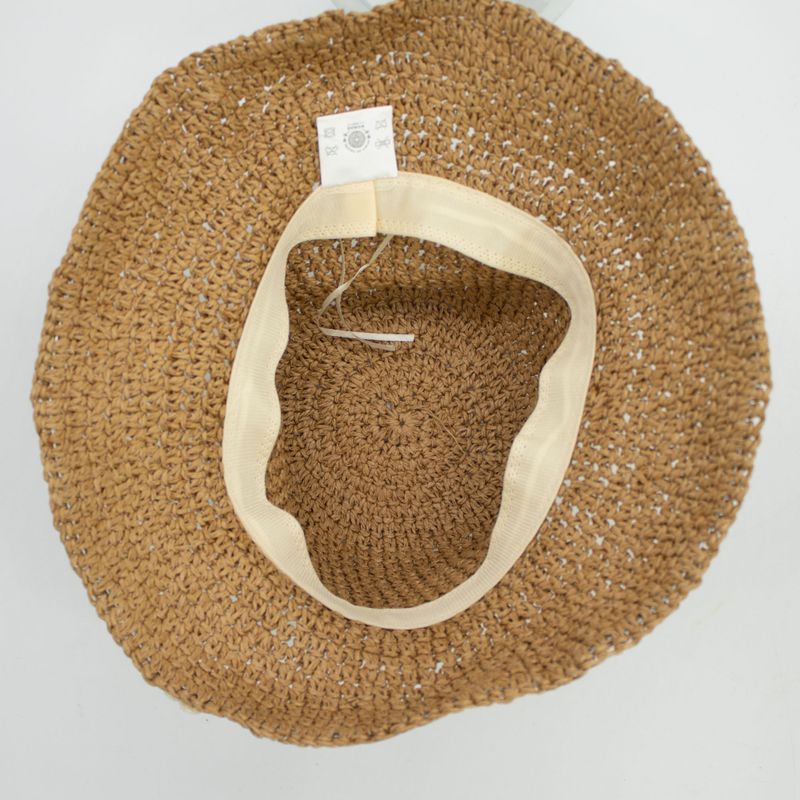 Chapeau De Soleil En Paille – Café Et Marguerites