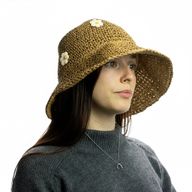 Chapeau De Soleil En Paille – Café Et Marguerites