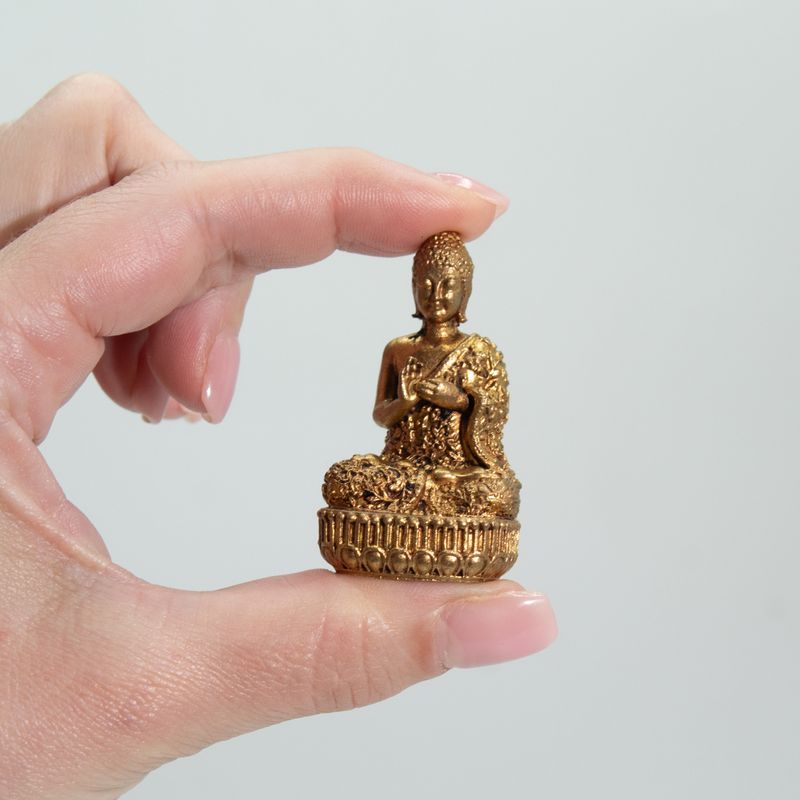 Dieux miniatures en laiton - Bouddha (60 g) - 48 mm