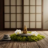 Dieux miniatures en laiton - Bouddha (60 g) - 48 mm
