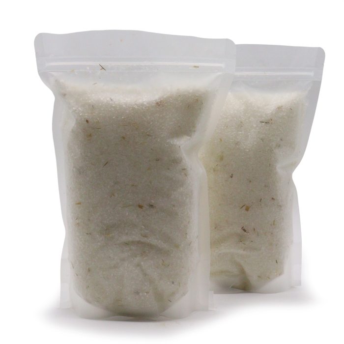 Mélanges de Sels de Bain Epsom Menthol – Récupération Tête aux Pieds 800 g – Marque Blanche
