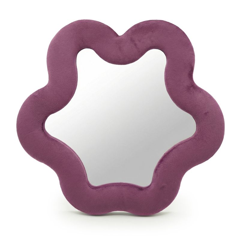 Miroir Souple Ondulé – Étoile – Mauve – 33x23,1x2,3 cm