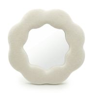 Miroir Souple Ondulé – Fleur – Pierre – 25,4x25,4x2,3 cm
