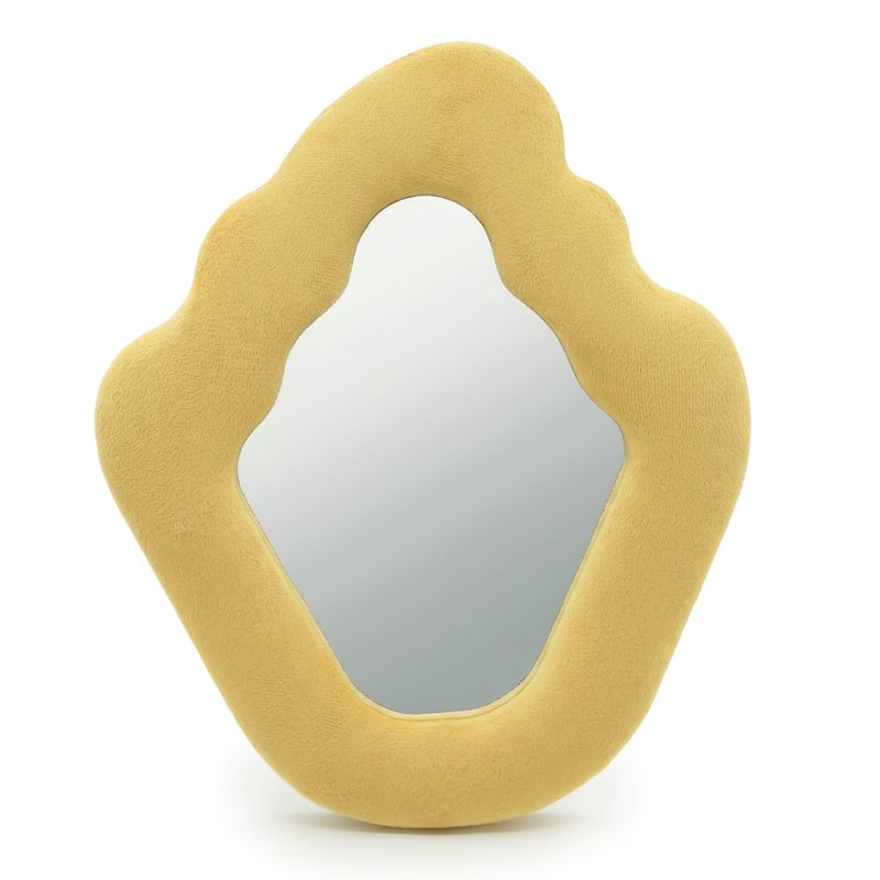 Miroir Souple Ondulé – Flamme – Orange Marigold – 23x27,5x2,3 cm