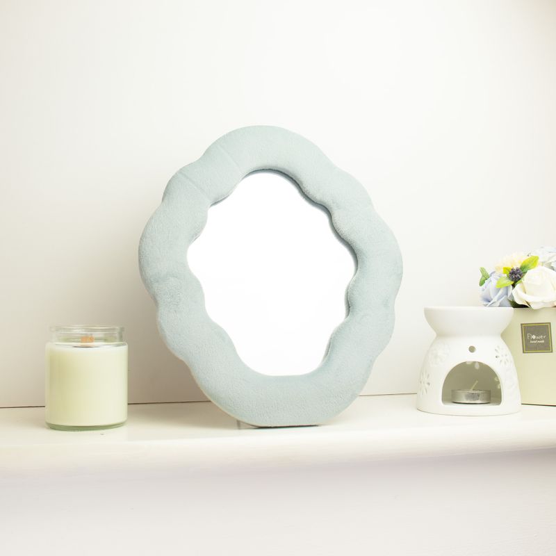 Miroir Souple Ondulé – Nuage – Bleu Nuage – 28x24x2,3 cm