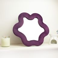 Miroir Souple Ondulé – Étoile – Mauve – 33x23,1x2,3 cm