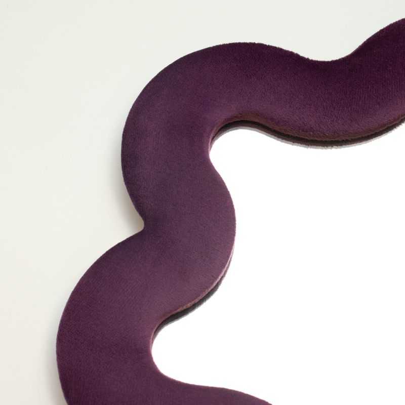 Miroir Souple Ondulé – Étoile – Mauve – 33x23,1x2,3 cm