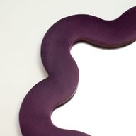 Miroir Souple Ondulé – Étoile – Mauve – 33x23,1x2,3 cm