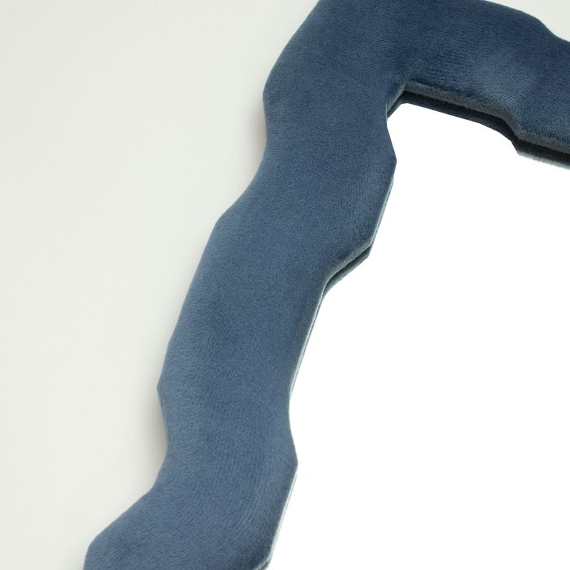 Miroir Souple Ondulé – Cadre Épais – Bleu Roi – 30,5x22,5x2,3 cm