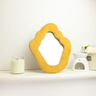 Miroir Souple Ondulé – Flamme – Orange Marigold – 23x27,5x2,3 cm