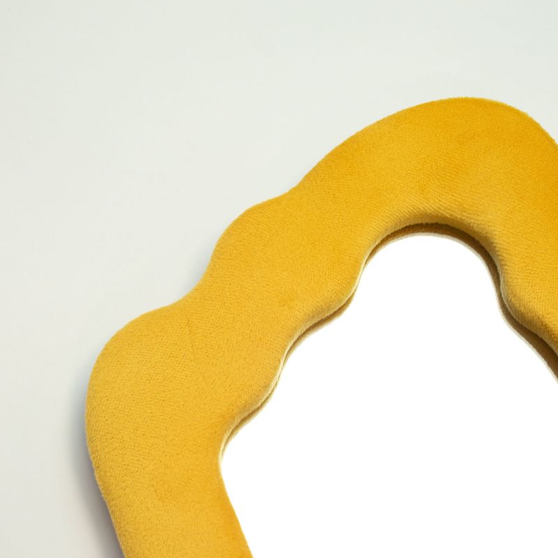 Miroir Souple Ondulé – Flamme – Orange Marigold – 23x27,5x2,3 cm
