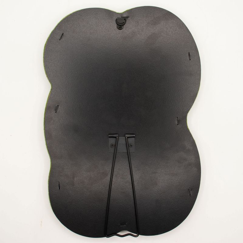 Miroir Souple Ondulé – Grand Nuage – Vert Mousse – 33,4x23,5x2,3 cm