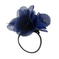 Anneaux Diffuseurs en Chiffon Parfumé - Bleu Marine
