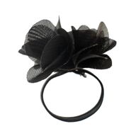 Anneaux Diffuseurs en Chiffon Parfumé - Noir