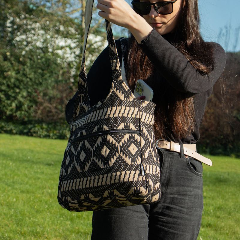 Sacs Naturels Jacquard - Métier du Désert - Sac à main