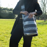 Sacs Naturels Jacquard - Caravane Urbaine - Cabas Nomade