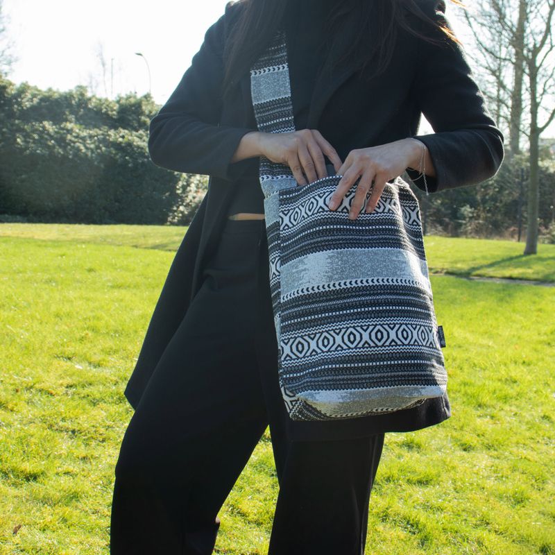 Sacs Naturels Jacquard - Caravane Urbaine - Cabas Nomade