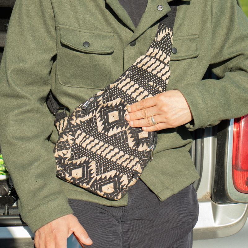 Sacs Naturels Jacquard - Métier du Désert - Sac Bandoulière