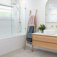 Grande Échelle en Bois de Kemu - 1,5 m - Naturel - Style Japonais