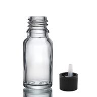 Bouteille Compte-gouttes en Verre Transparent de 10ml avec Bouchon Compte-gouttes de Sécurité Enfant