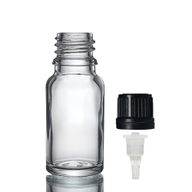 Bouteille Compte-gouttes en Verre Transparent de 10ml avec Bouchon Compte-gouttes