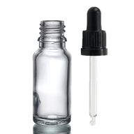 Bouteille Compte-gouttes en Verre Transparent de 15ml avec Pipette Inviolable Transparente