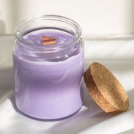 Bougie en Cire de Soja Woodwick – Sans Étiquette : Lavande Sauvage