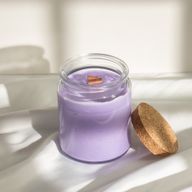 Bougie en Cire de Soja Woodwick – Sans Étiquette : Lavande Sauvage