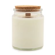 Bougie en Cire de Soja Woodwick – Sans Étiquette : Feuilles et Lin