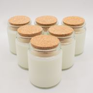 Bougie en Cire de Soja Woodwick – Sans Étiquette : Feuilles et Lin