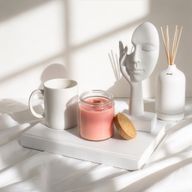 Bougie en Cire de Soja Woodwick – Sans Étiquette : Rose de Minuit