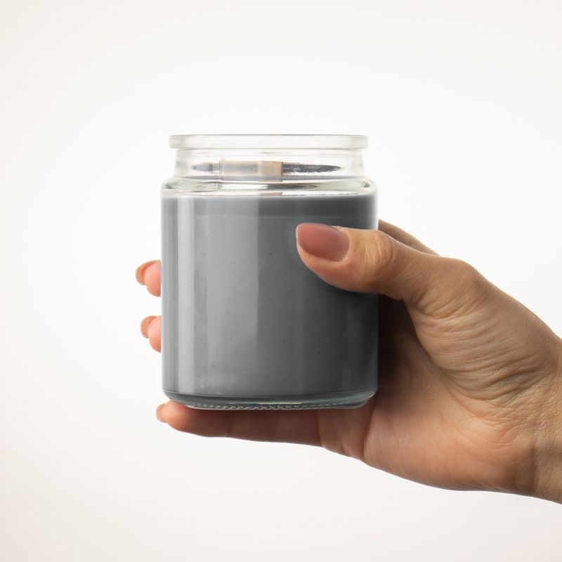 Bougie en Cire de Soja Woodwick – Sans Étiquette : Cendre et fumée de bois