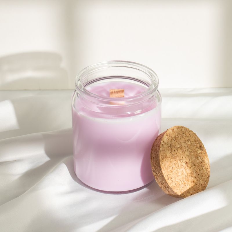 Bougie en Cire de Soja Woodwick – Sans Étiquette : – Lune du Loup