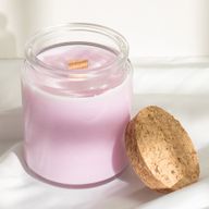 Bougie en Cire de Soja Woodwick – Sans Étiquette : Figue écrasée et cassis