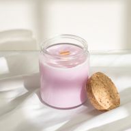 Bougie en Cire de Soja Woodwick – Sans Étiquette : Figue écrasée et cassis