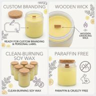 Bougie en Cire de Soja Woodwick – Sans Étiquette : Résine Forestière