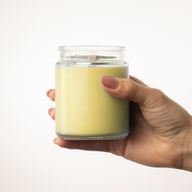 Bougie en Cire de Soja Woodwick – Sans Étiquette : Résine Forestière