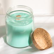 Bougie en Cire de Soja Woodwick – Sans Étiquette : Mousse & Brume